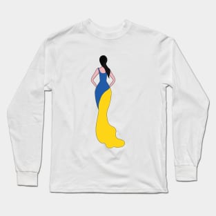 Ukraine Woman Long Sleeve T-Shirt